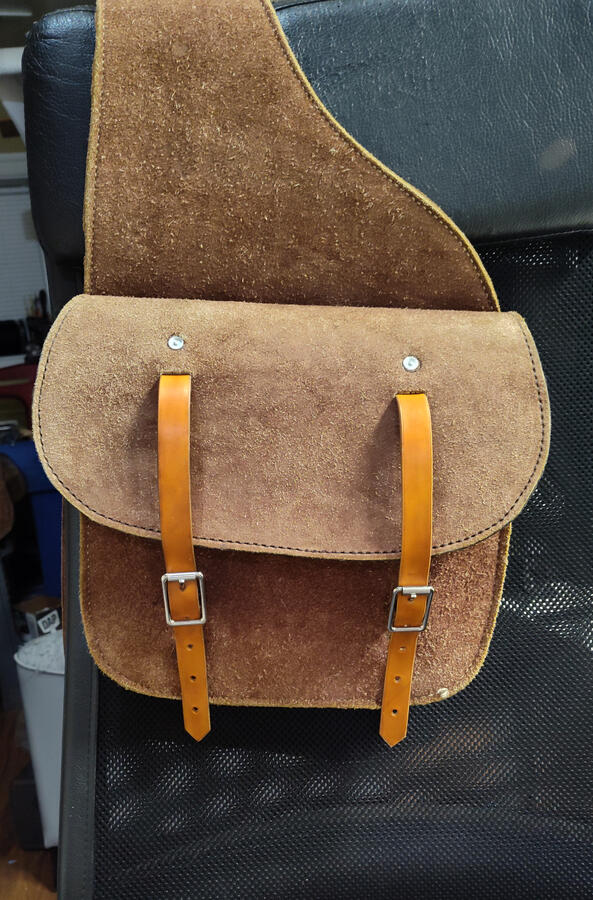 Repaired Saddle bag